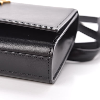 Saint Laurent Smooth Calfskin Monogram Palm Tree Kate Belt Bag Black 6 of 8