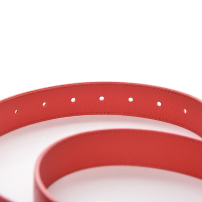 Louis Vuitton Epi 30mm LV Twist Belt 85 34 Coquelicot 6 of 11