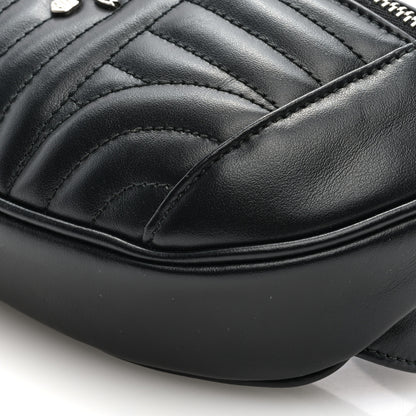 Prada Soft Calfskin Impunture Diagramme Belt Bag Black 10 of 10