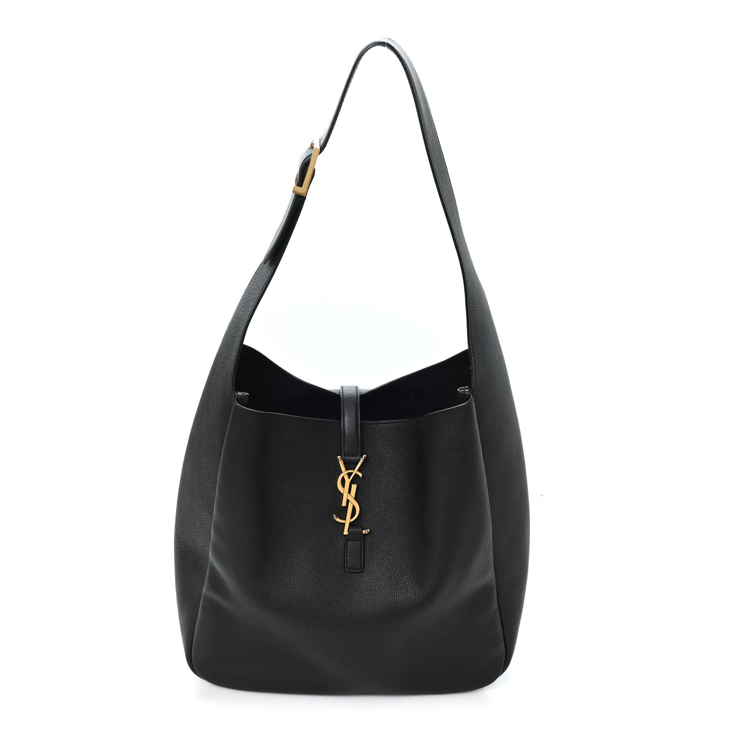 Smooth Calfskin Large Le 5 A 7 Soft Hobo Black