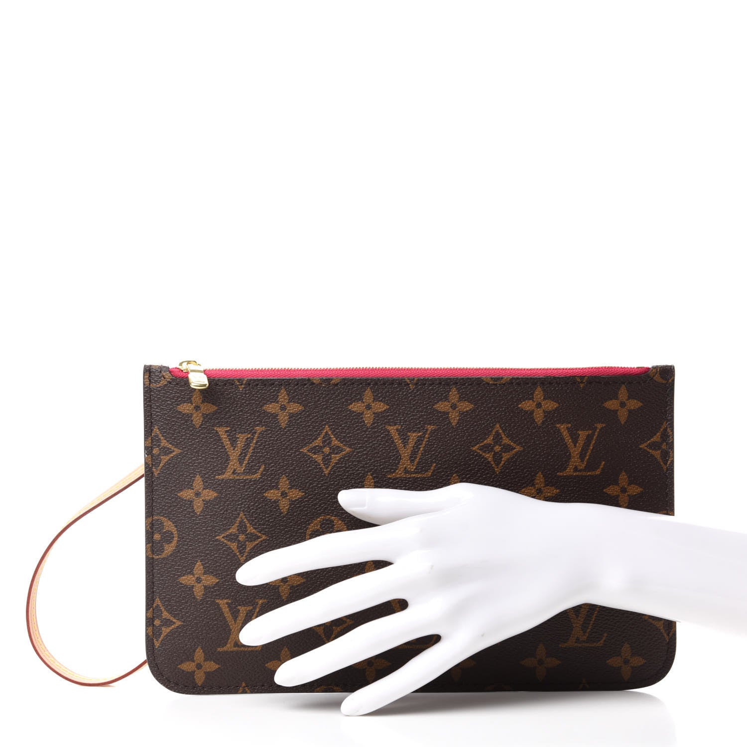 Louis Vuitton Monogram Neverfull MM GM Pochette Pivoine 2 of 7