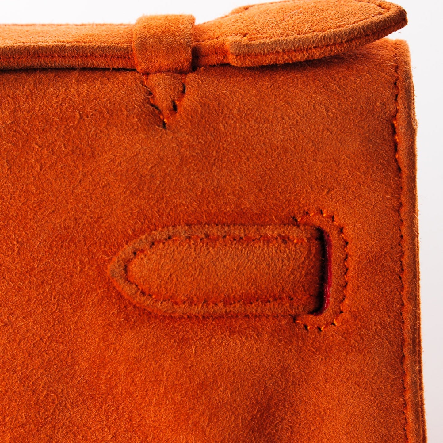 Veau Doblis Kelly Pochette Orange