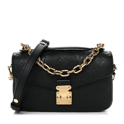 Louis Vuitton Empreinte Pochette Metis East West Black 1 of 10
