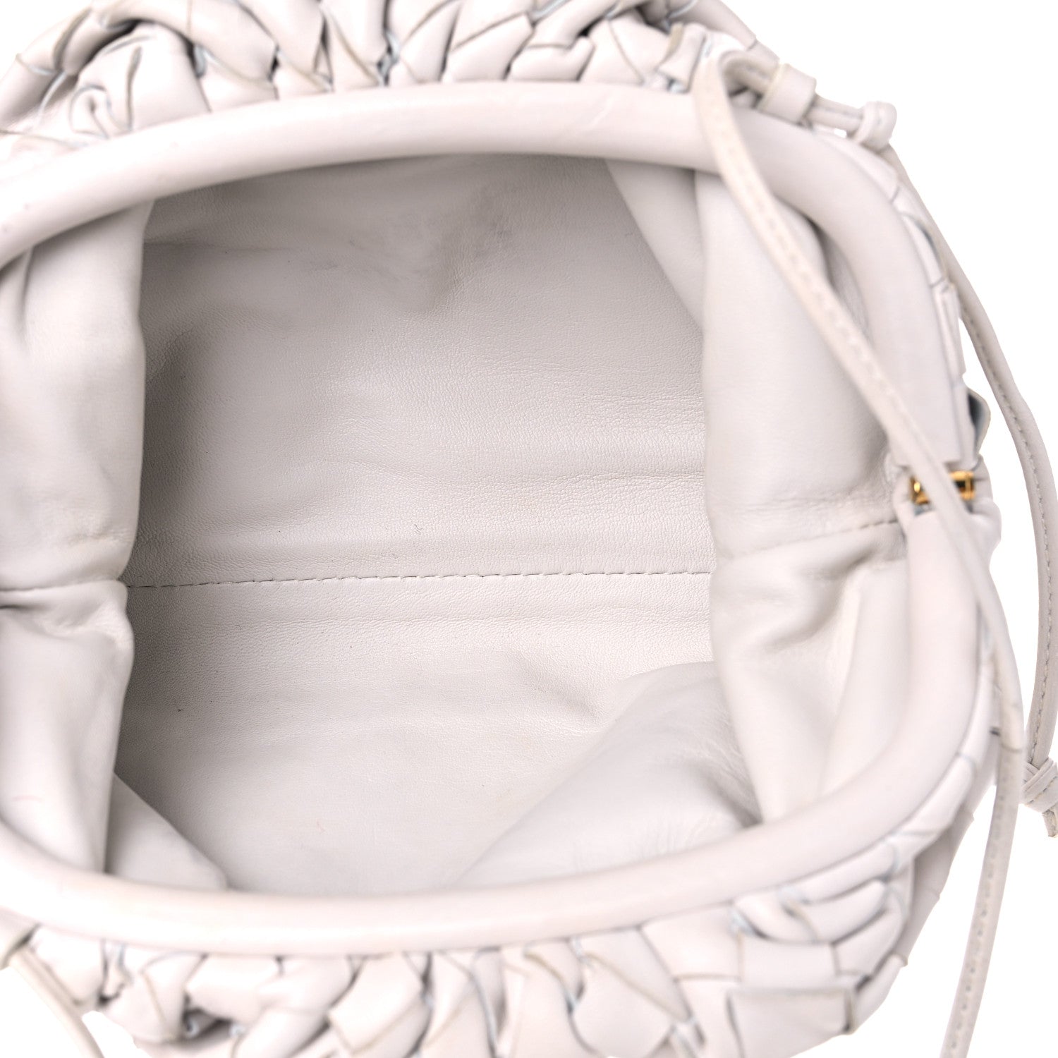 Bottega Veneta Nappa Intrecciato The Mini Pouch Chalk 5 of 14