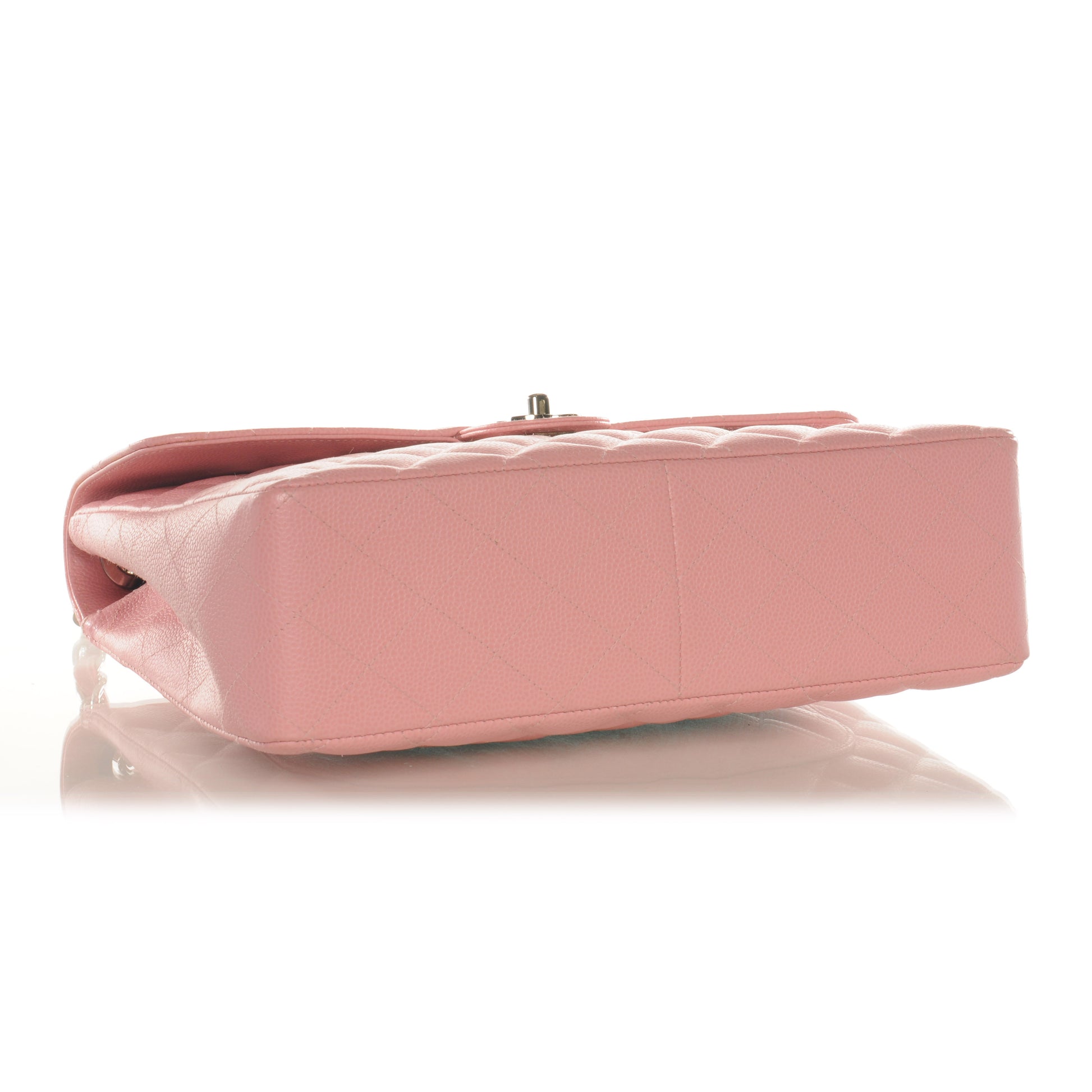 Chanel Caviar Jumbo Single Flap Pink 4 of 8