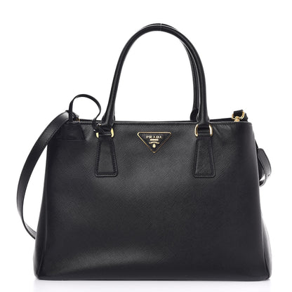 Prada Saffiano Lux Medium Tote Nero Black 1 of 11