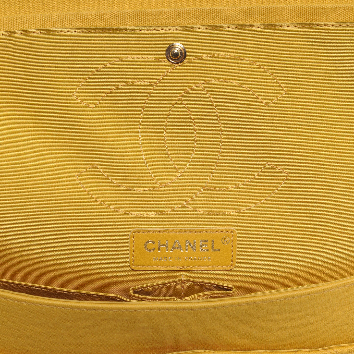 Jersey Crocodile Reissue Medium Flap Yellow
