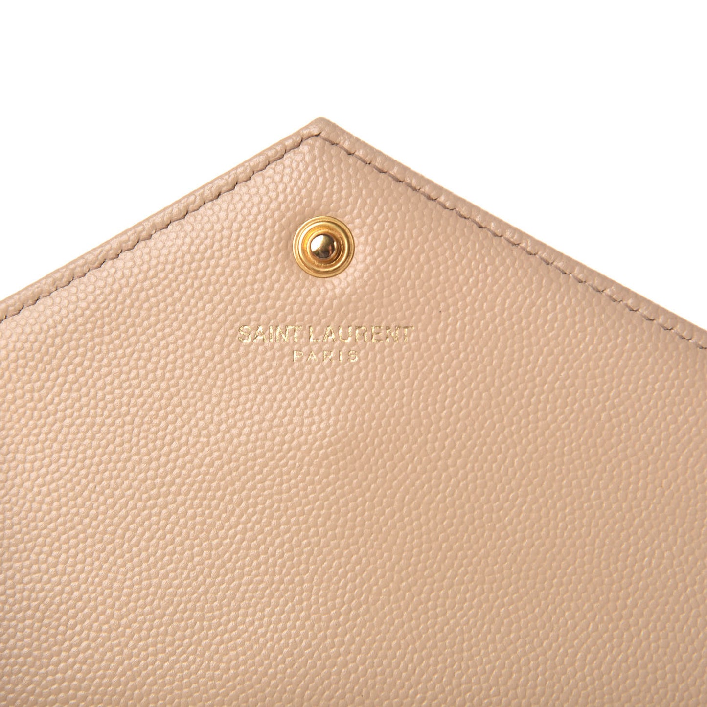 Grain De Poudre Matelasse Chevron Monogram Chain Wallet Nude Powder