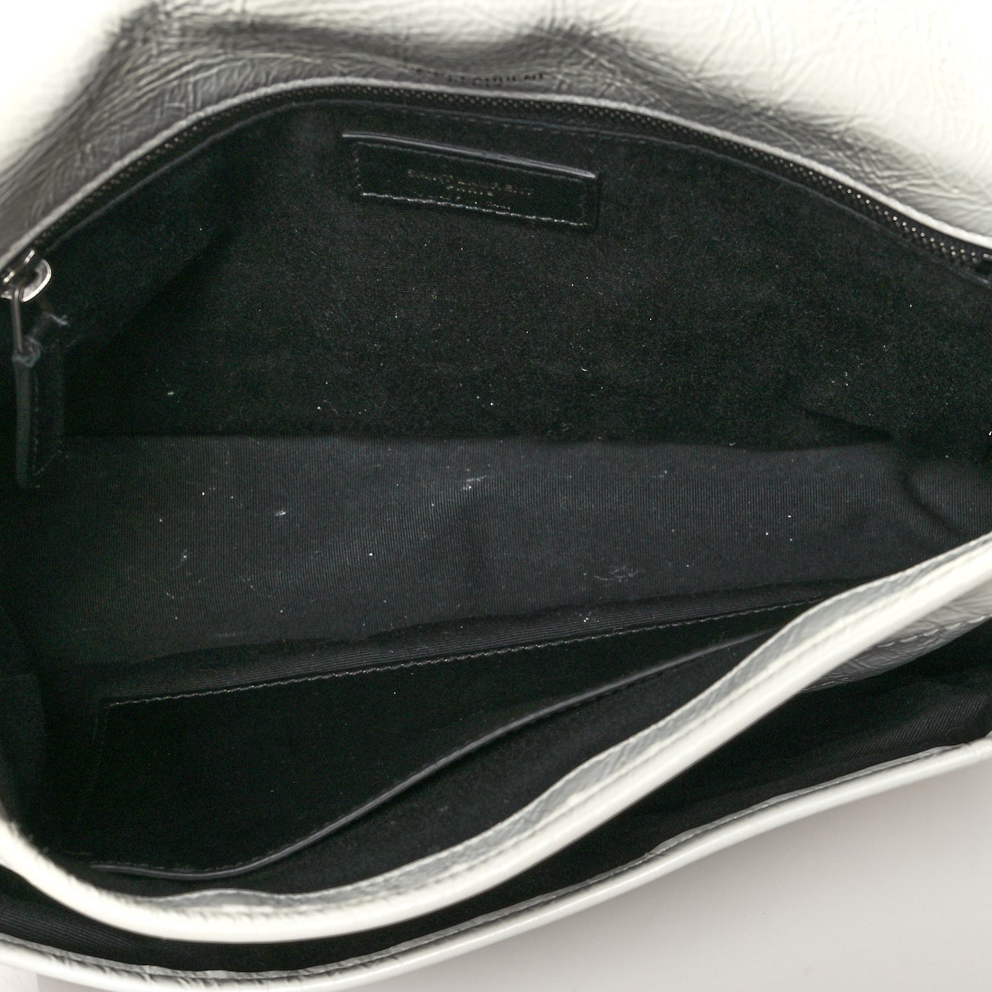 Crinkled Calfskin Matelasse Monogram Medium Niki Chain Satchel Dirty White