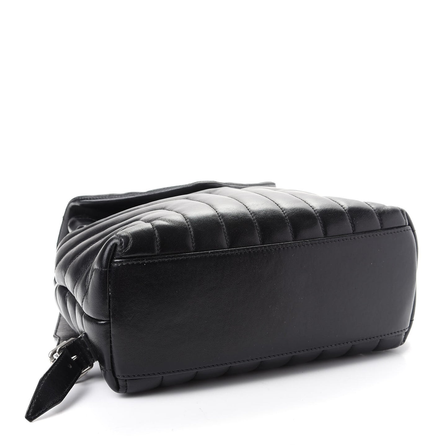 Calfskin Y Quilted Monogram Small Loulou Backpack Black