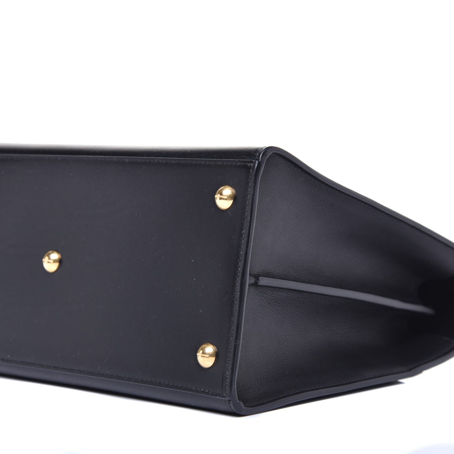 Box Calfskin Large St. Honore Tote Black