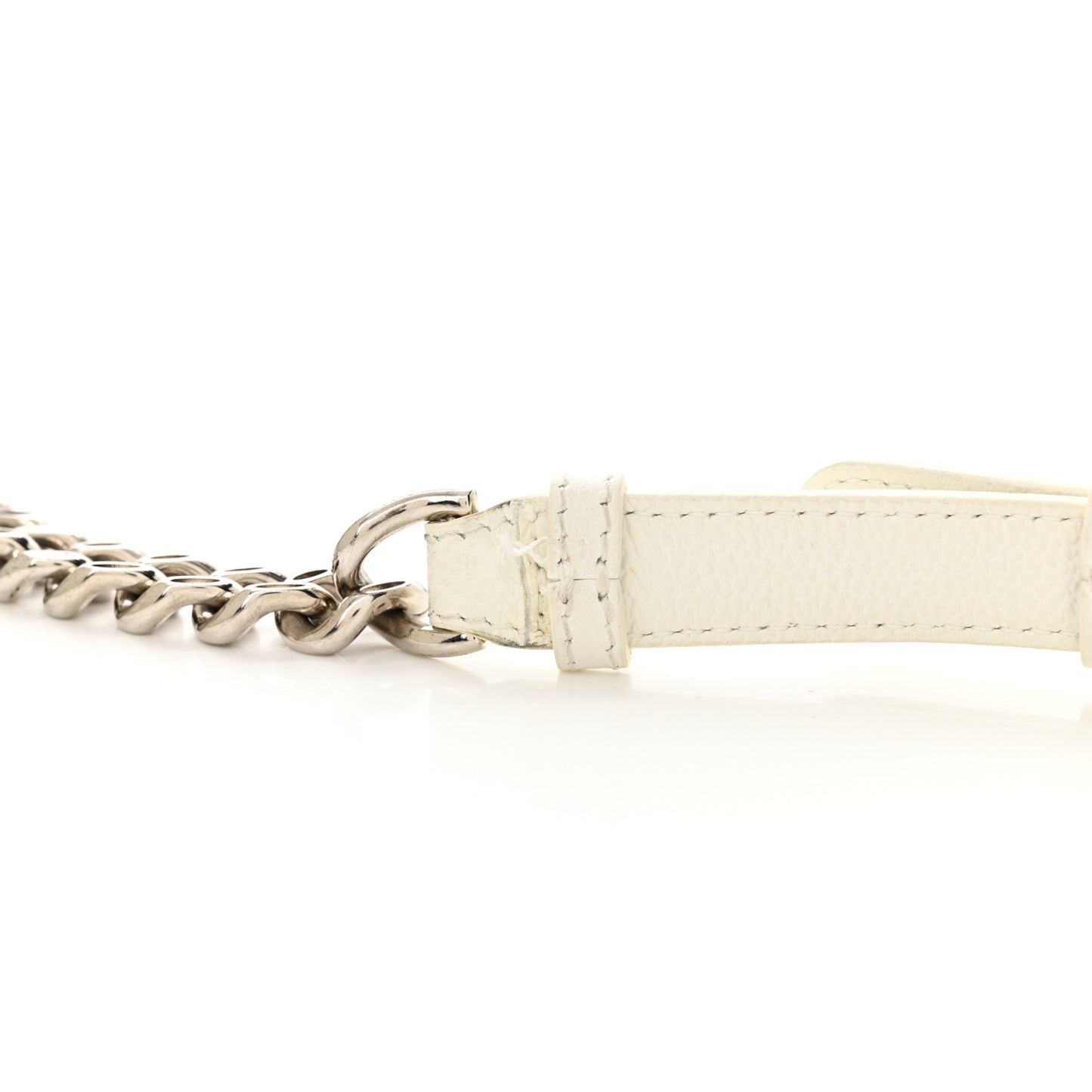 Calfskin Medium Diorama Flap Bag Off White