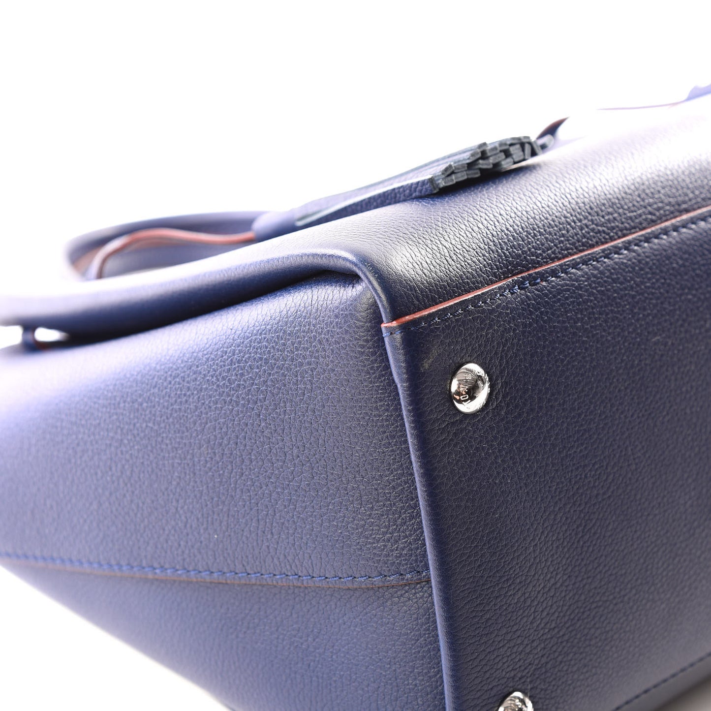 Calfskin Lockmeto Marine Rouge
