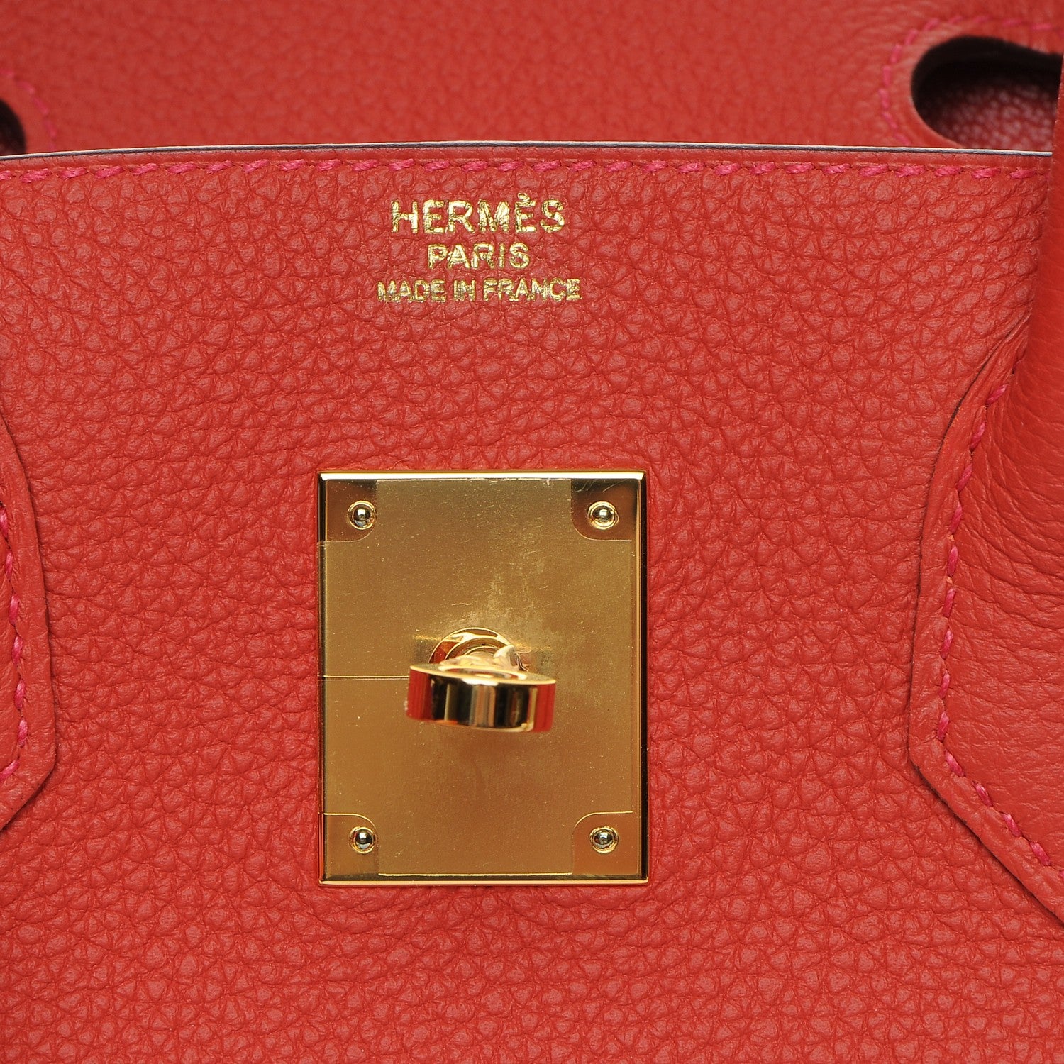 Hermes Togo Birkin 30 Geranium 26 of 27