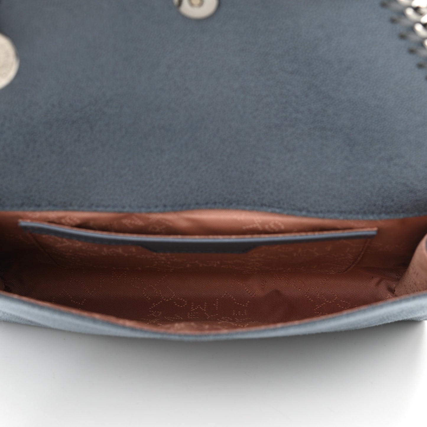 Shaggy Deer Mini Falabella Shoulder Bag Duck Blue