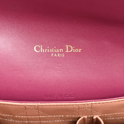 Christian Dior Lambskin Cannage Medium Miss Dior Flap Hortensia 6 of 9