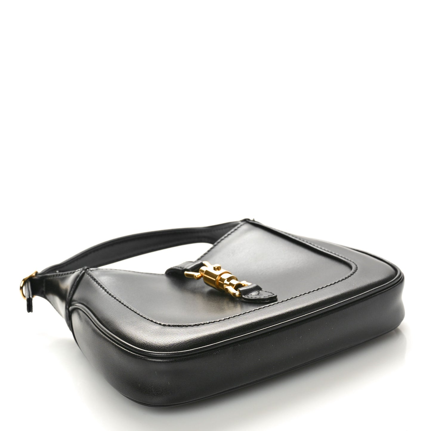 Boarded Dyana Lux Calfskin Mini Jackie 1961 Hobo Black