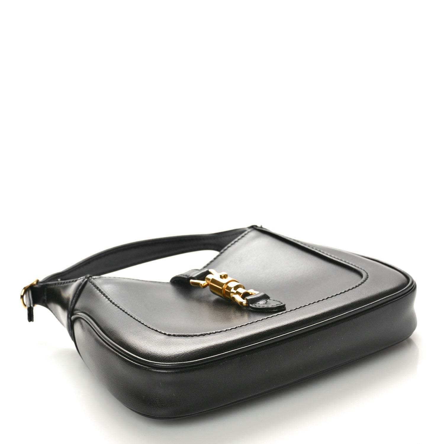 Gucci Boarded Dyana Lux Calfskin Mini Jackie 1961 Hobo Black 4 of 10