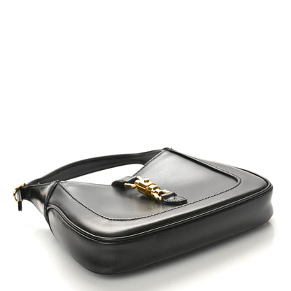 Gucci Boarded Dyana Lux Calfskin Mini Jackie 1961 Hobo Black 4 of 10