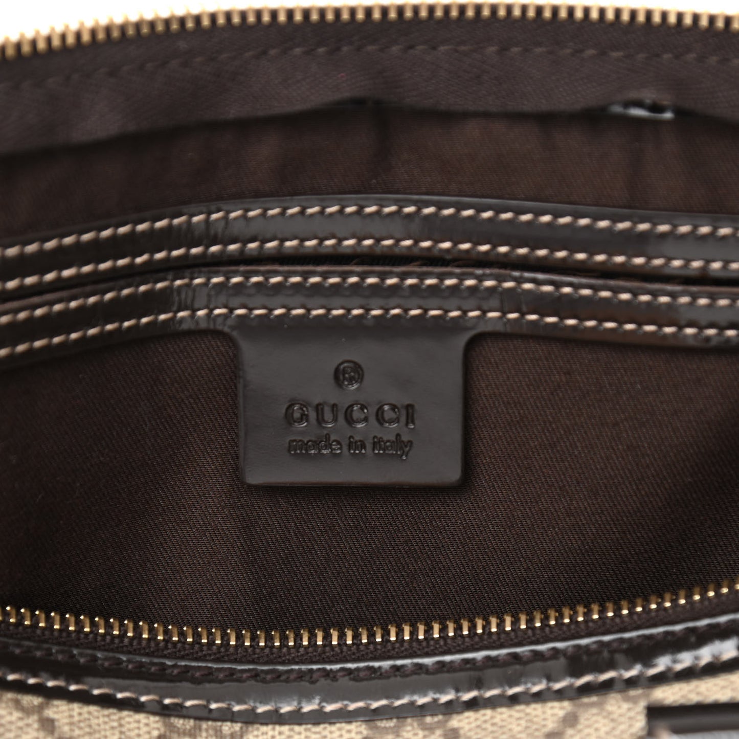 GG Plus Monogram Medium Joy Boston Dark Brown