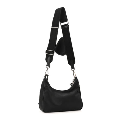 Prada Nylon Re-Edition 2005 Shoulder Bag Black 3 of 10