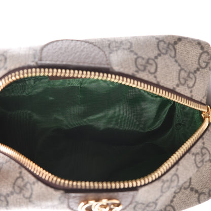 Gucci Soft GG Supreme Monogram Calfskin Medium Ophidia Cosmetic Case Beige Ebony New Acero 5 of 10