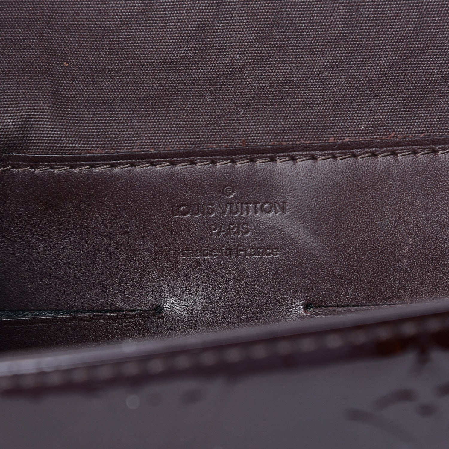 Louis Vuitton Vernis Ana Clutch Amarante 6 of 9