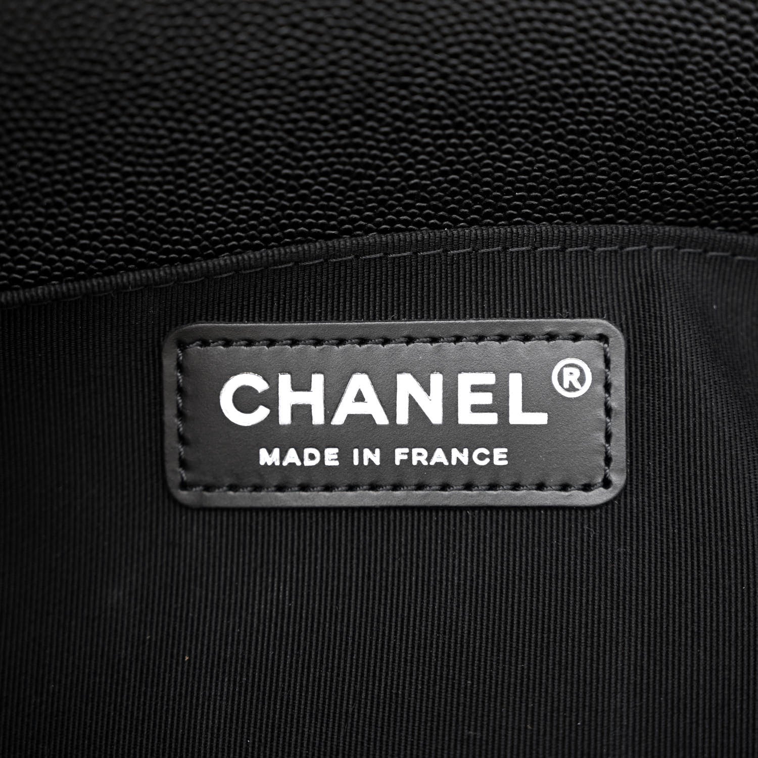Chanel Caviar Quilted Medium Boy Flap Black 6 of 10