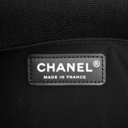 Chanel Caviar Quilted Medium Boy Flap Black 6 of 10