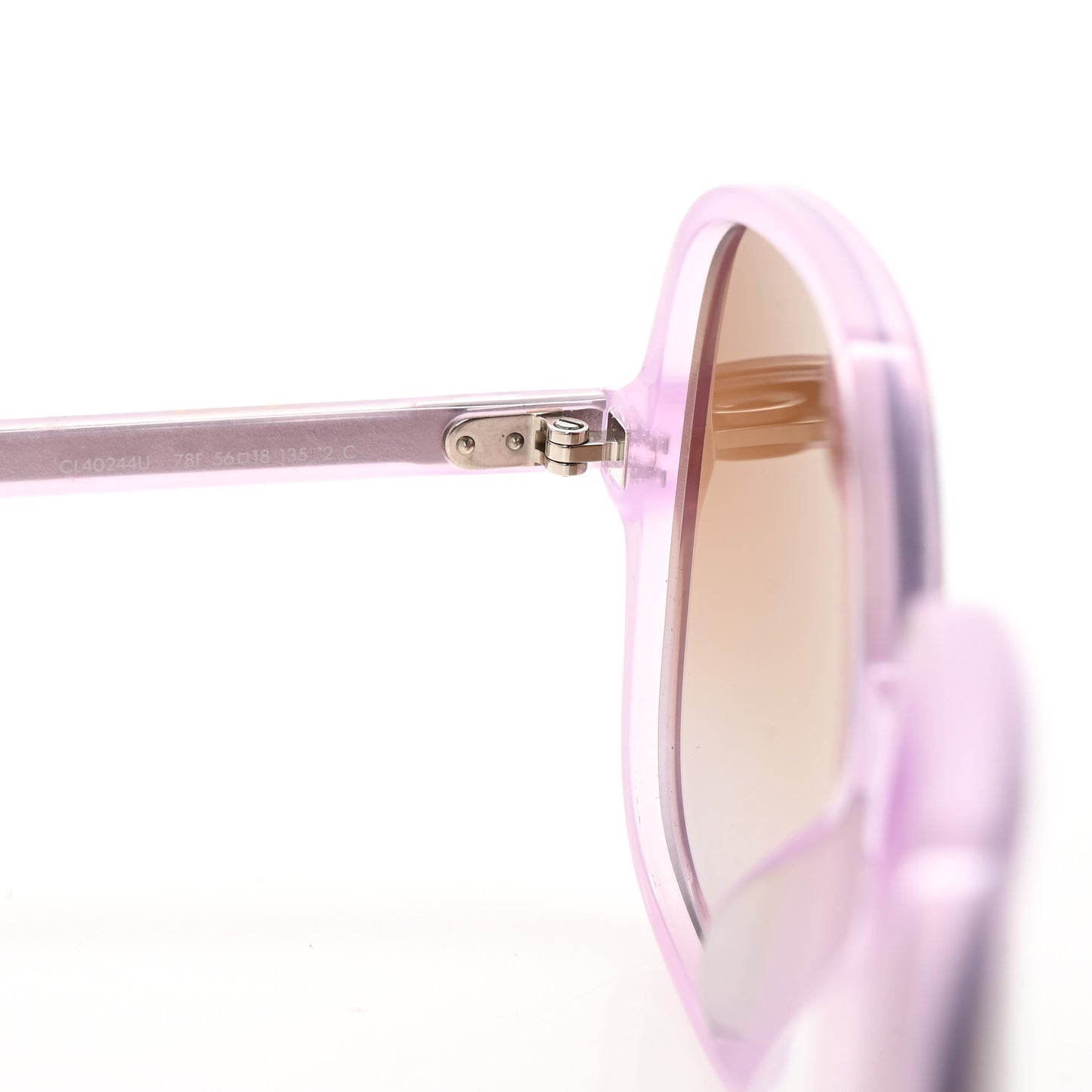 Acetate Square Sunglasses CL40244U Purple