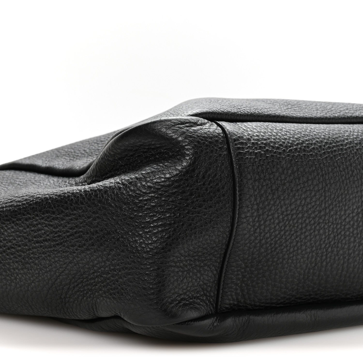 Saint Laurent Grained Deerskin Bea Tote Black 9 of 10