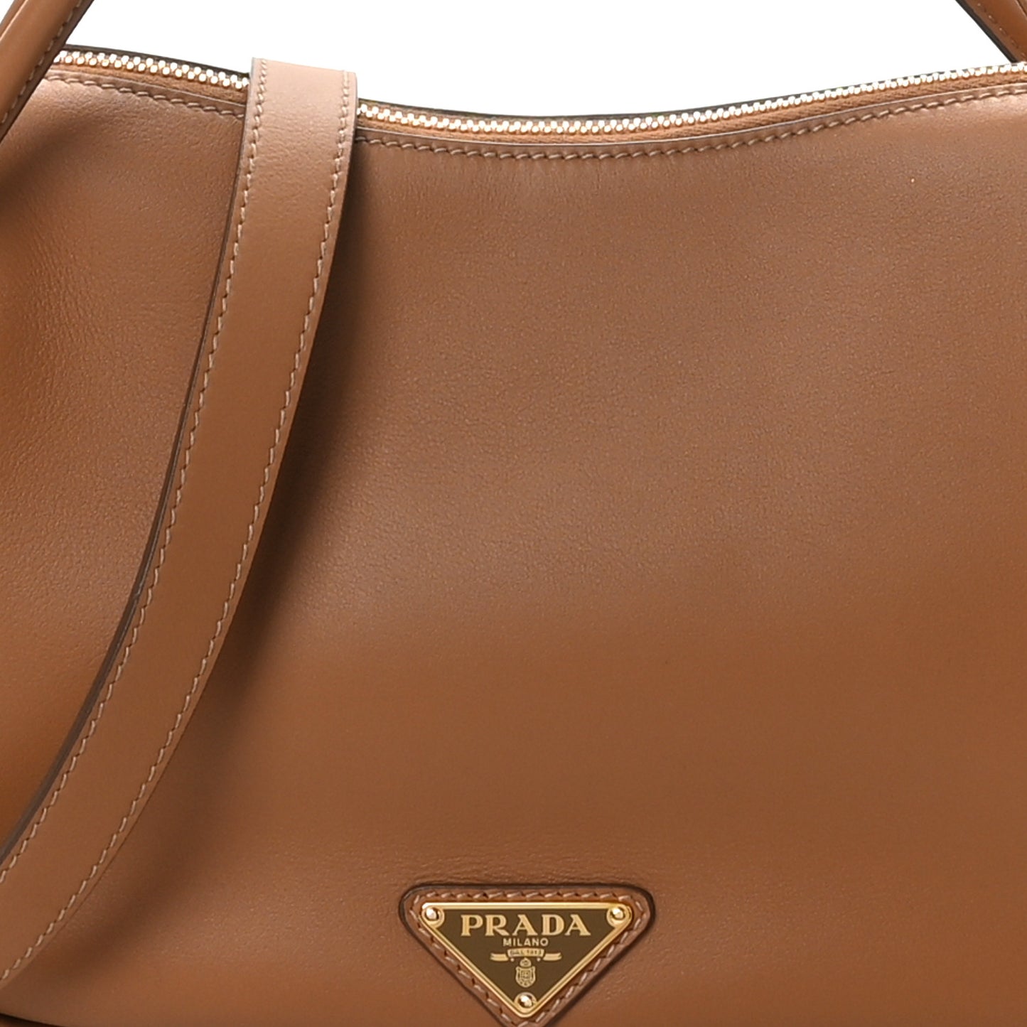 Soft Calfskin Darling Shoulder Bag Caramel