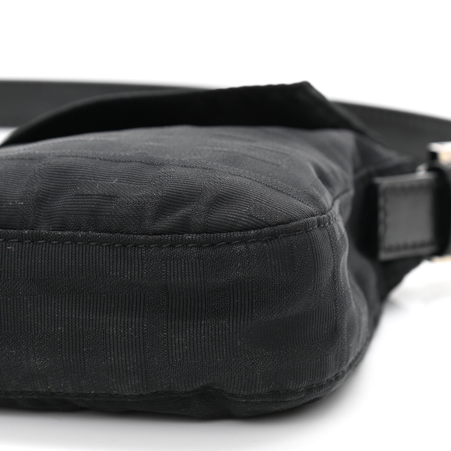 Fendi Nylon Zucca Baguette Black 9 of 9