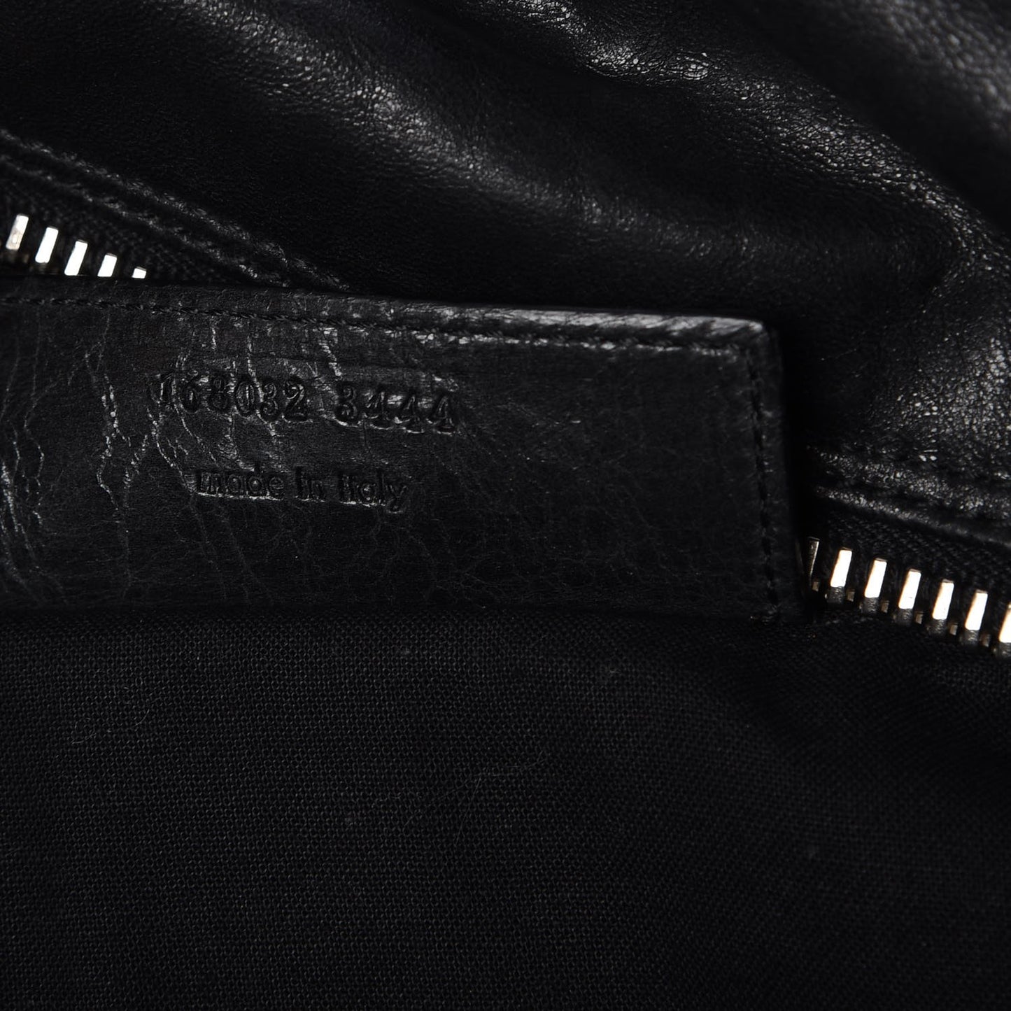 Chevre Quilted Matelasse MM Black