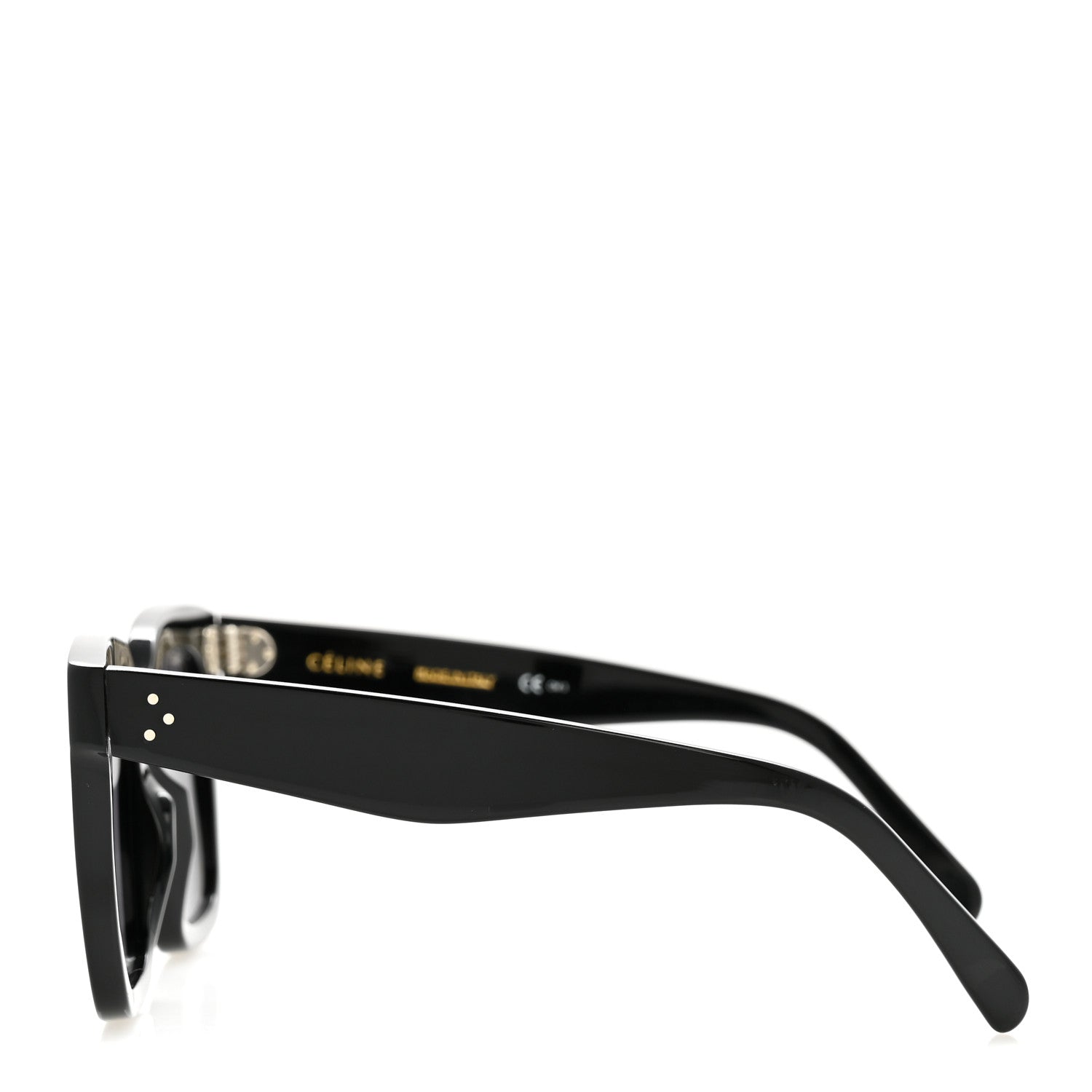 Celine Acetate Tilda Sunglasses CL 41076/S Black 3 of 6