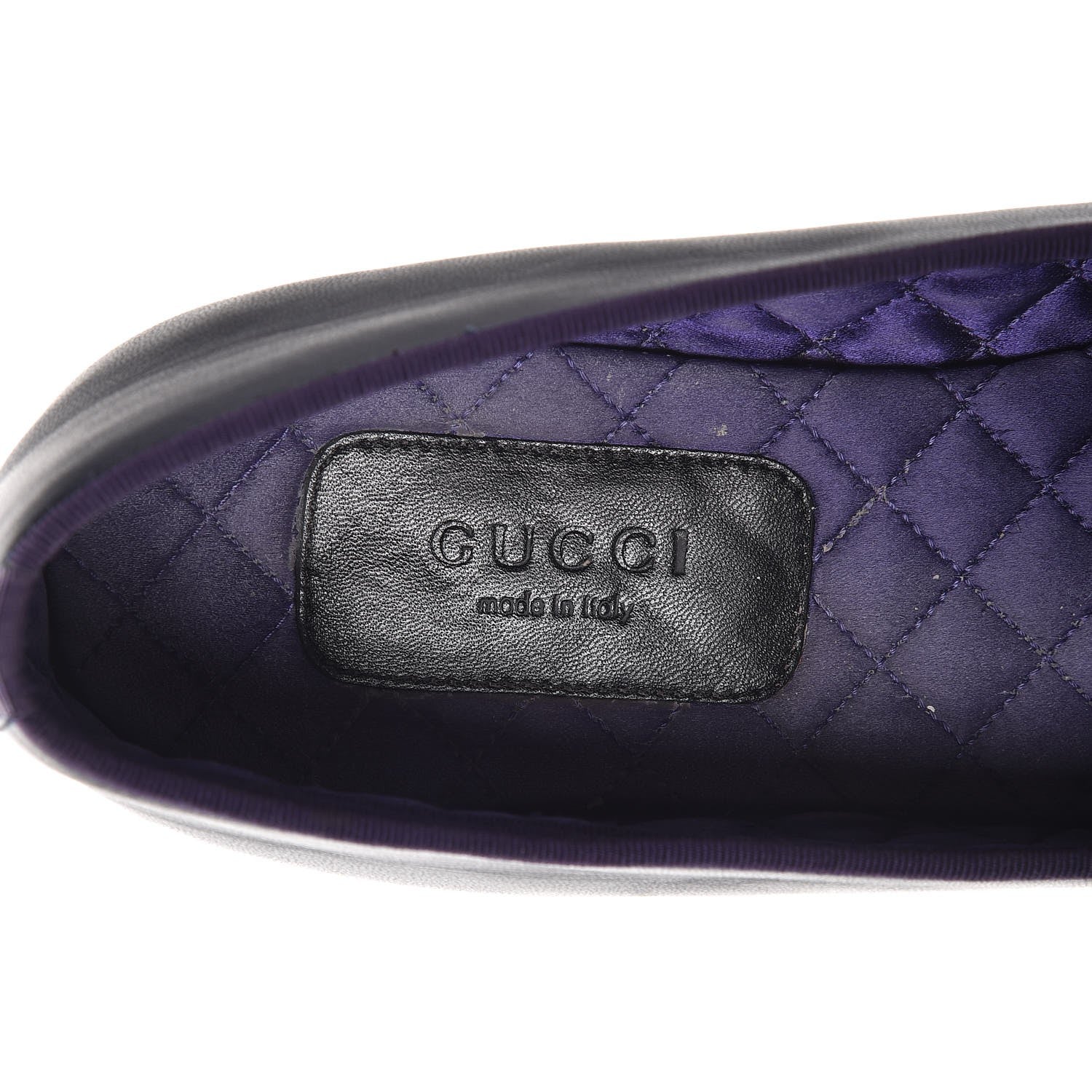 Gucci Calfskin Grosgrain Gallipolli Bow Loafers 38 Navy 11 of 18
