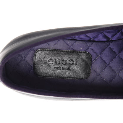 Gucci Calfskin Grosgrain Gallipolli Bow Loafers 38 Navy 11 of 18