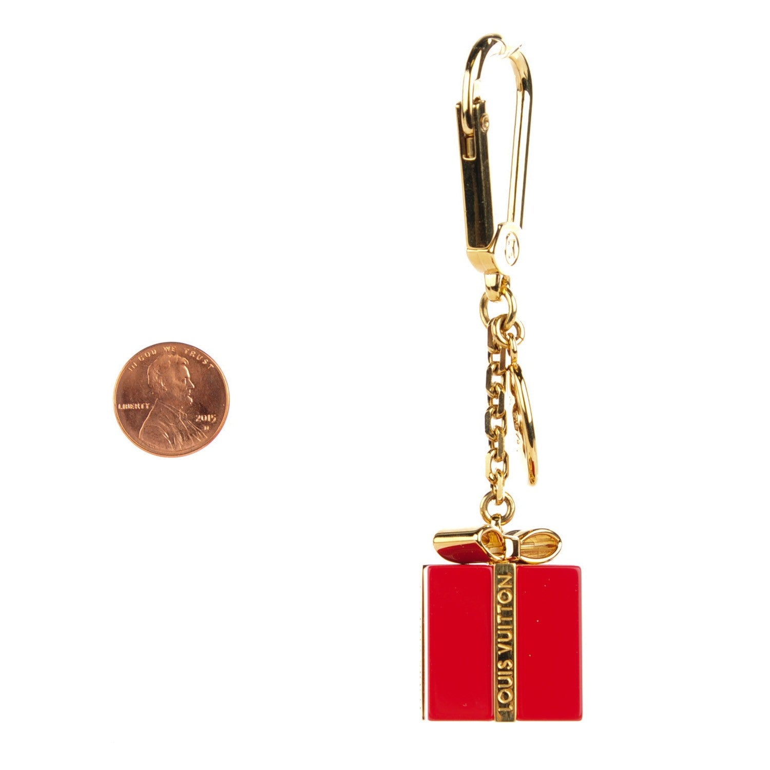 Louis Vuitton Gift Box Charm Key Ring 2 of 4