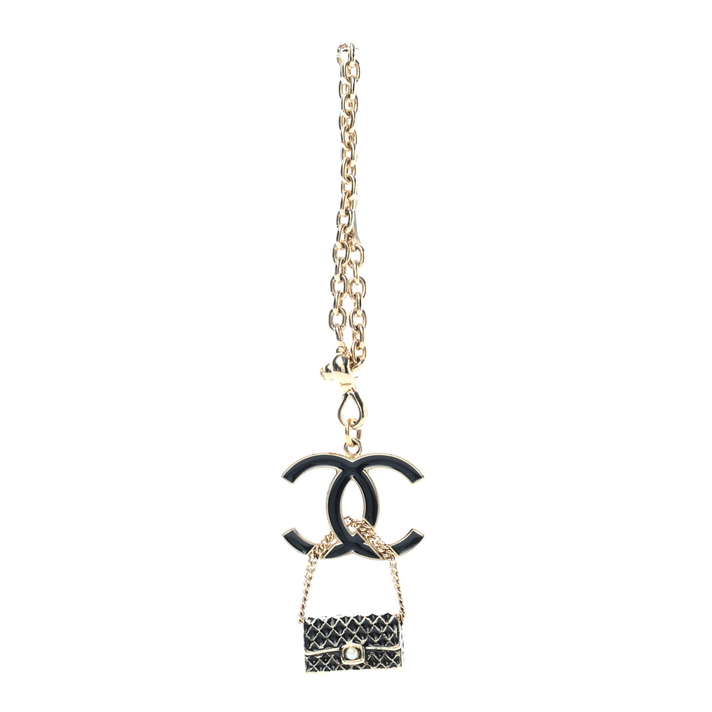 Quilted Flap CC Keychain