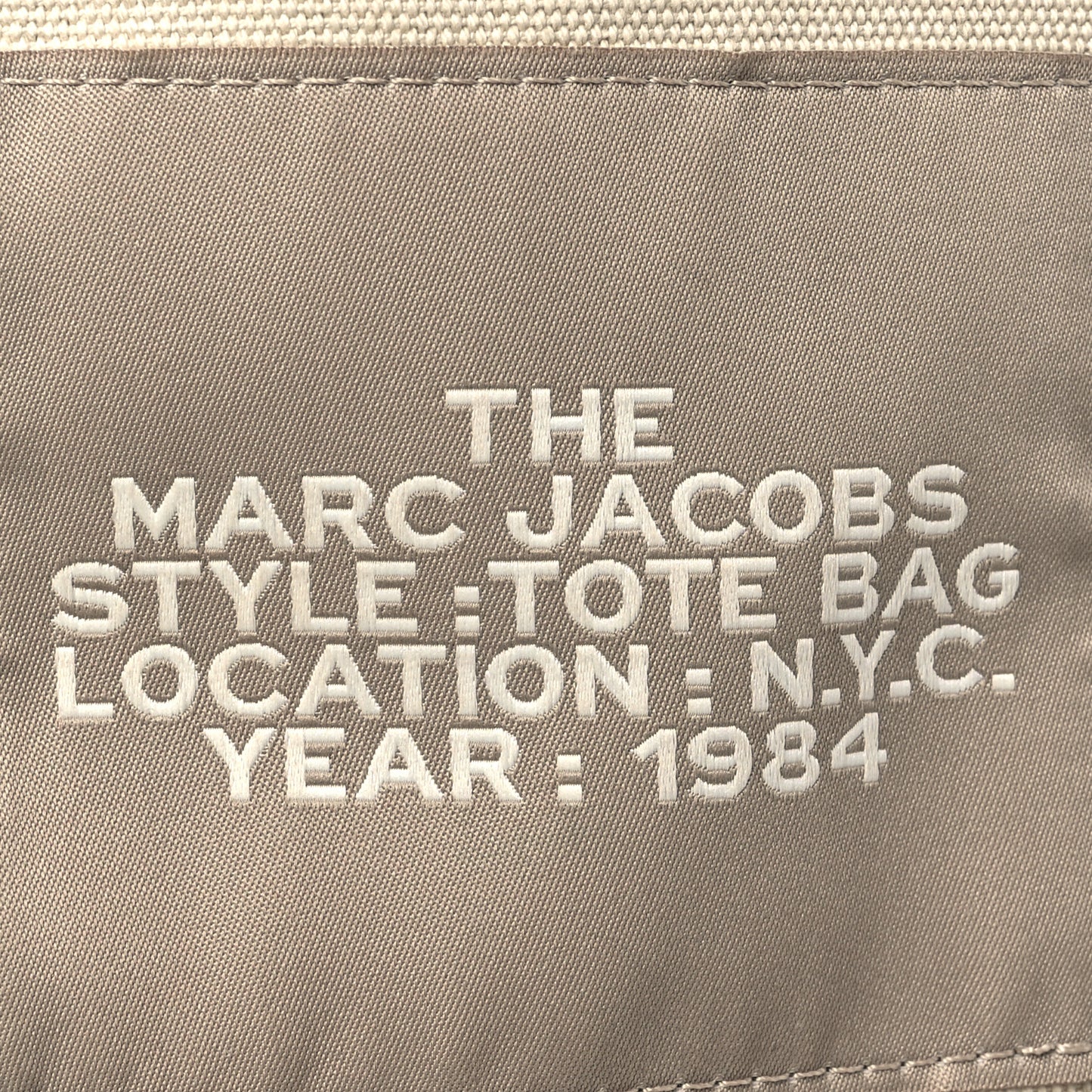 Cotton Canvas Medium The Traveler Tote Bag Beige