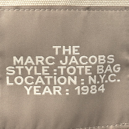 Marc Jacobs Cotton Canvas Medium The Traveler Tote Bag Beige 7 of 11