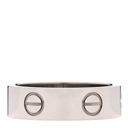 Cartier 18K White Gold 5.5mm LOVE Ring 54 7 3 of 4