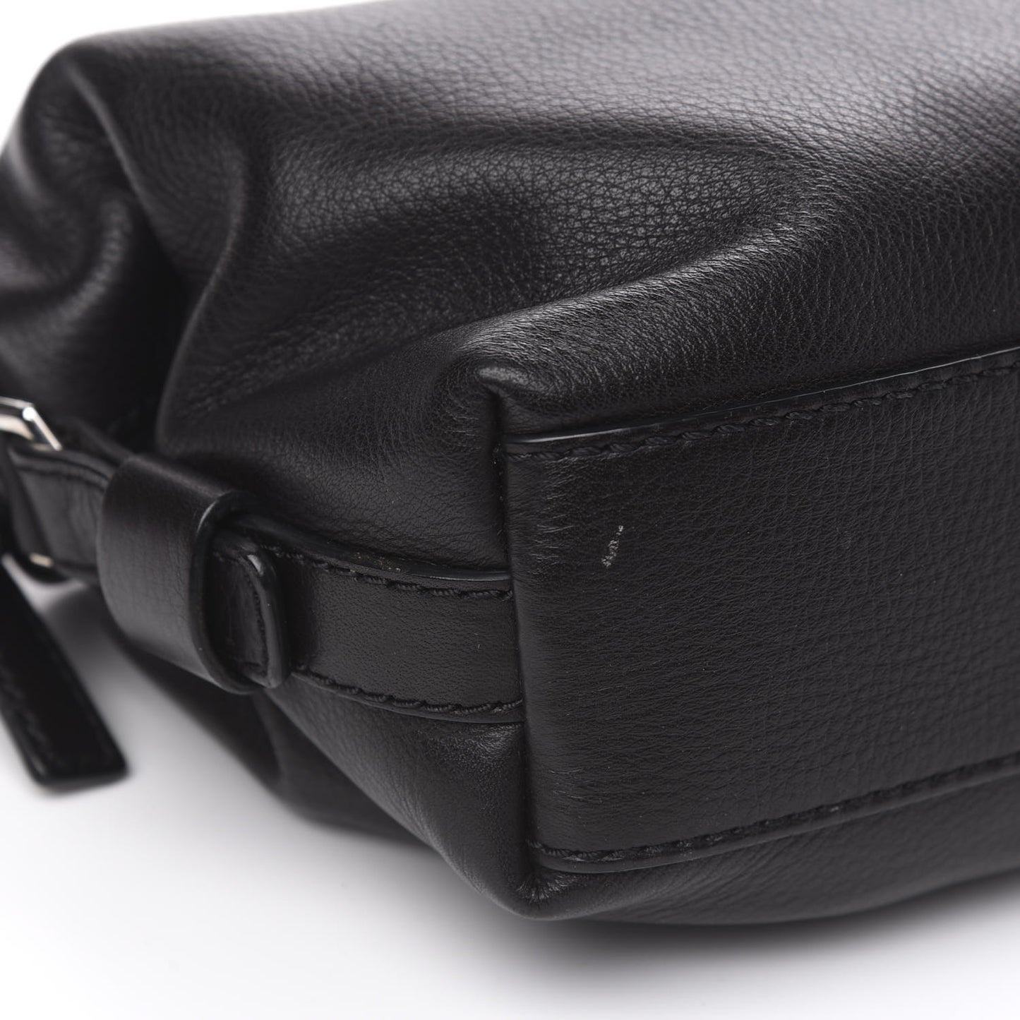 Waxed Calfskin Micro Nightingale Black