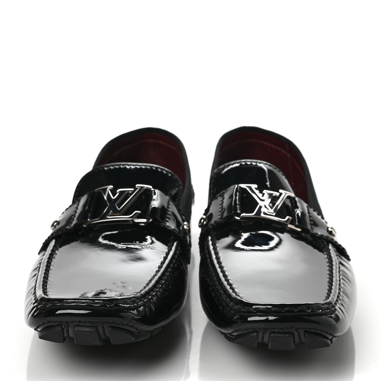 Louis Vuitton Patent Mens Monte Carlo Loafers 13 Black 2 of 9