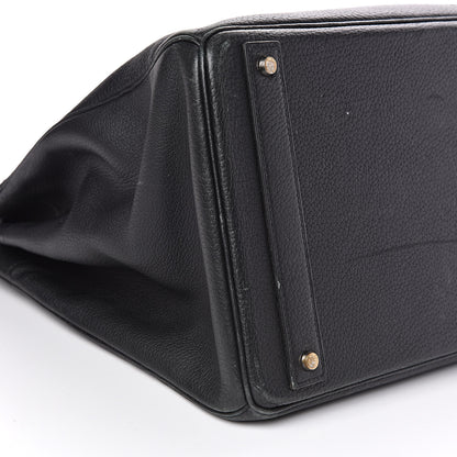Hermes Taurillon Clemence HAC Birkin 40 Black 22 of 33