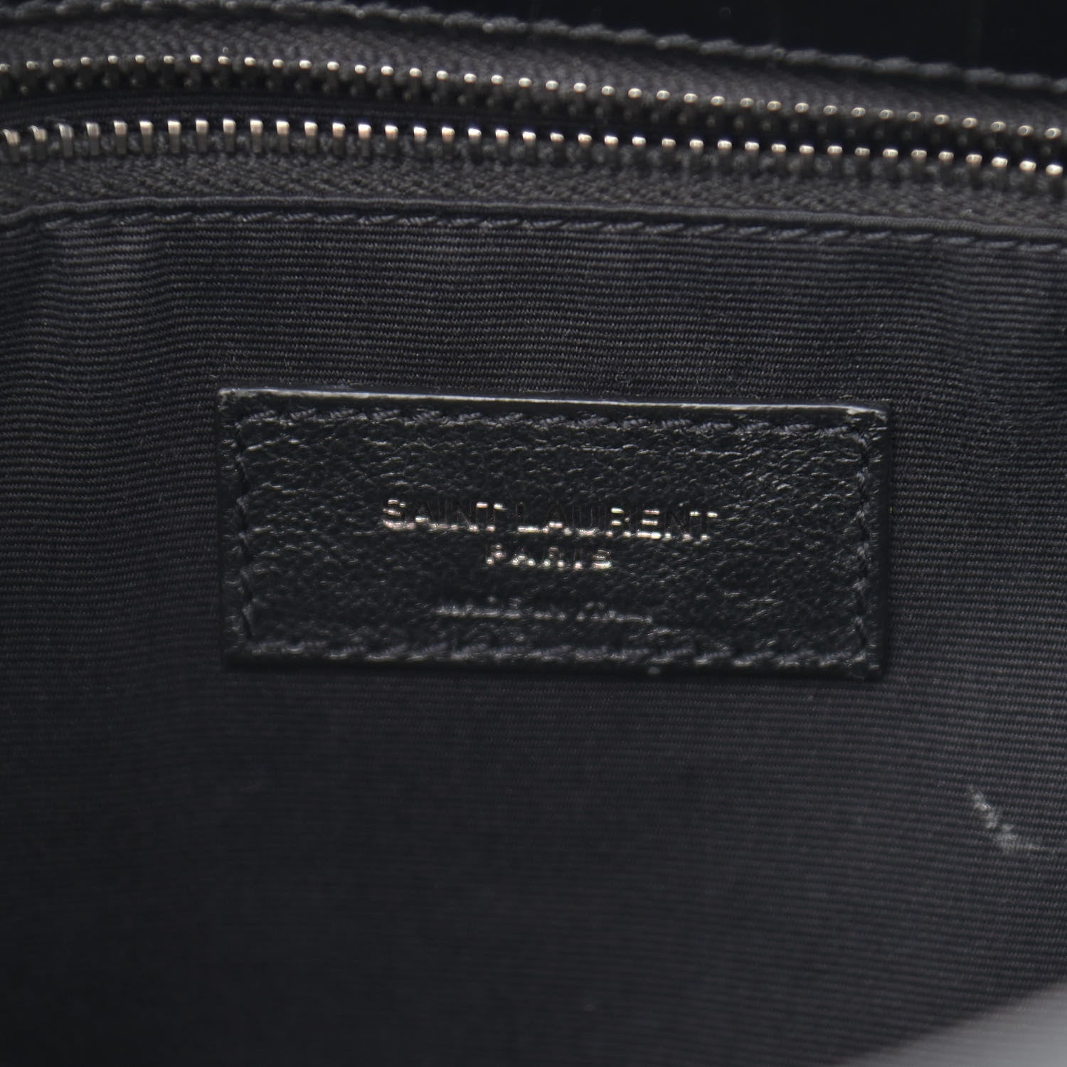 Saint Laurent Calfskin Matelasse Monogram Studded Medium Niki Chain Satchel Black 6 of 12