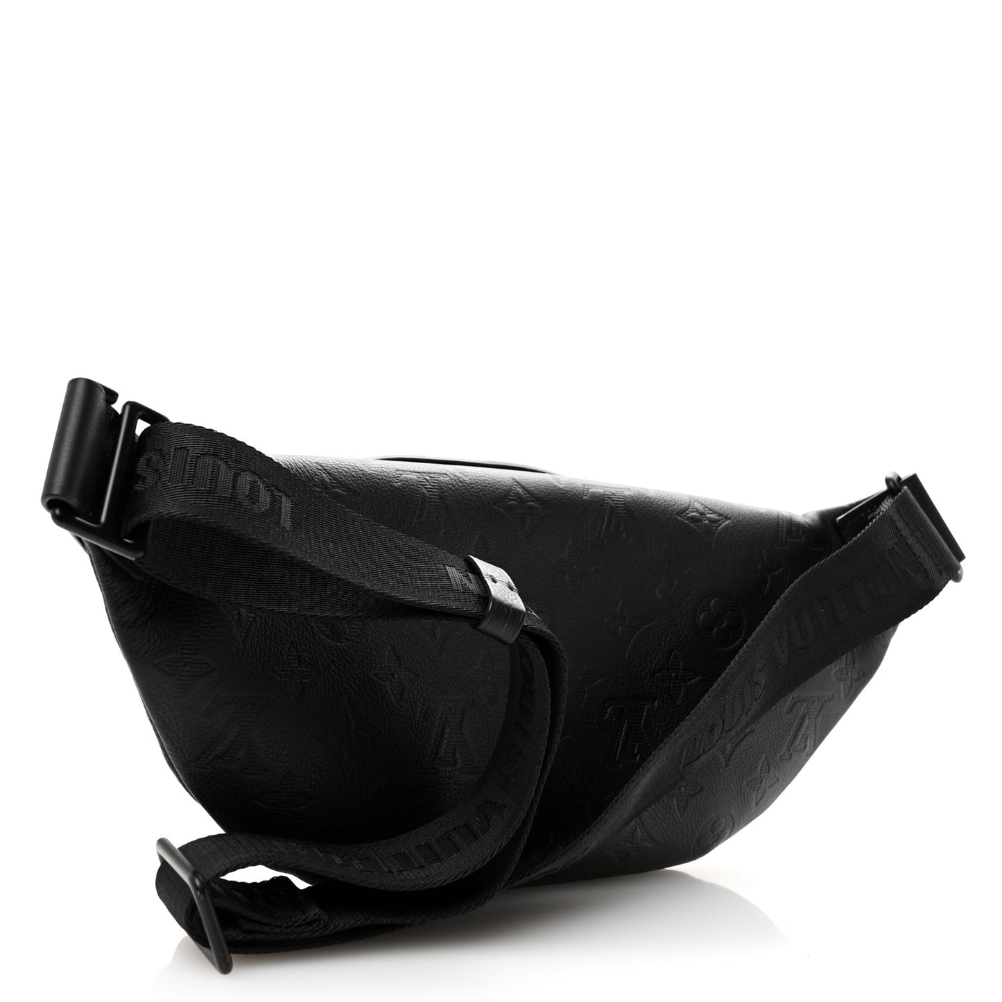 Calfskin Monogram Shadow Rush Bumbag Black