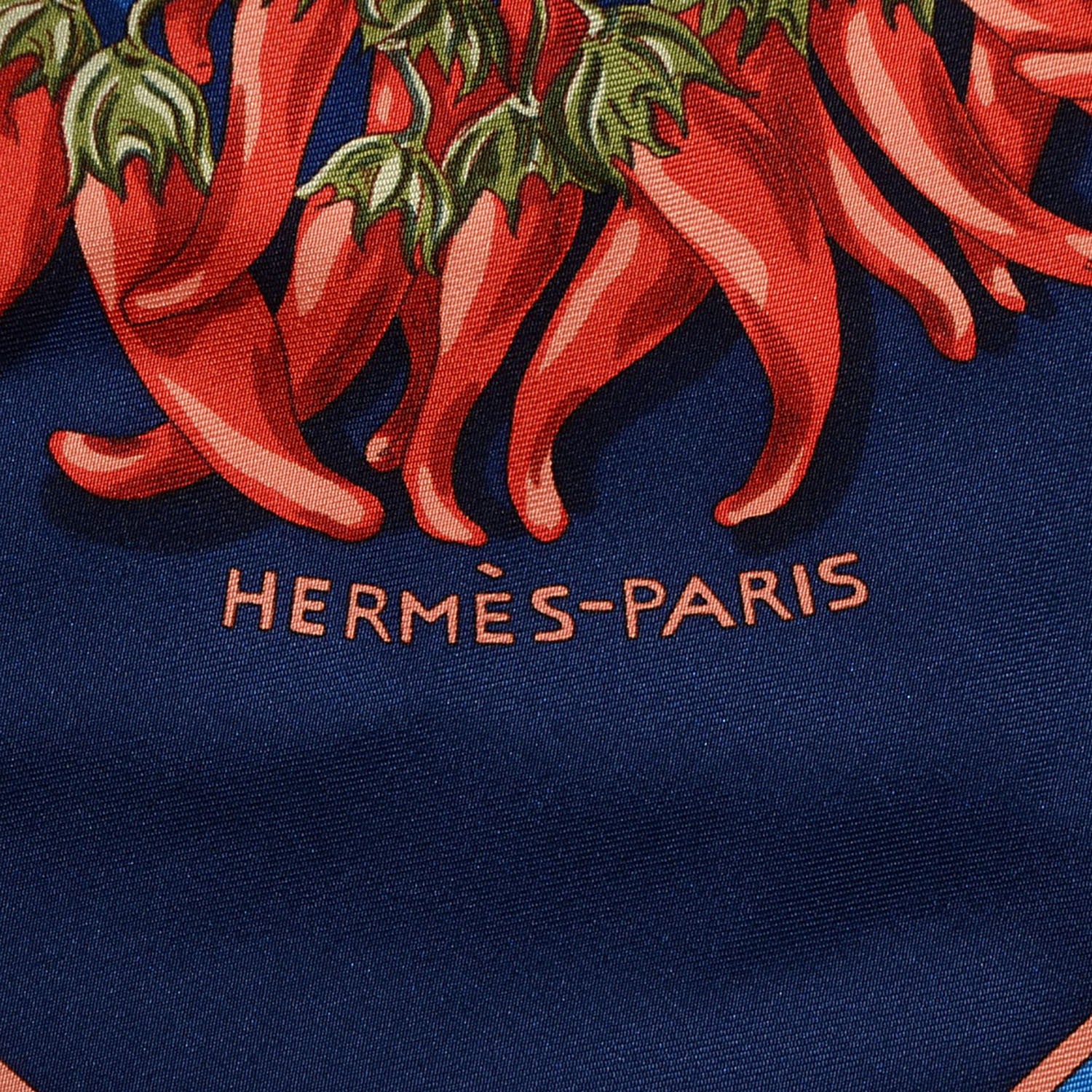 Hermes Silk Aux Pays Des Epices Scarf 90 3 of 5