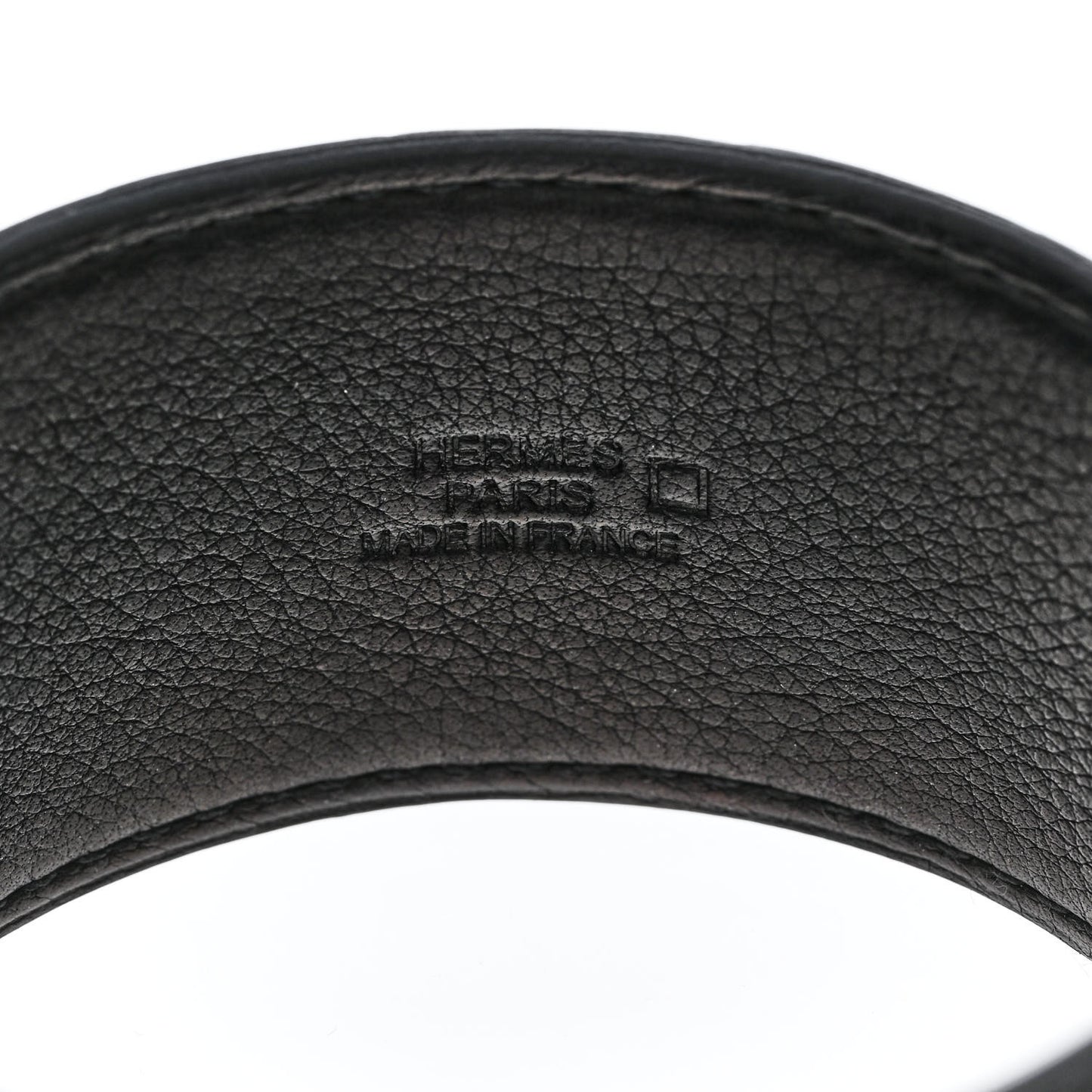 Shiny Alligator Extra Large Astral Cut Bracelet Black