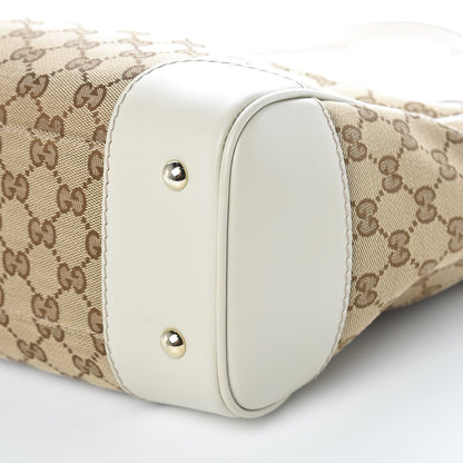 Gucci Monogram Web Medium Mayfair Tote Off White 9 of 9